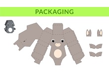 çocuklar için hazır hayvan model maketi şablonu, paper craft model animals
